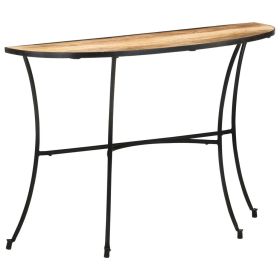 Side Table 43.3"x15.7"x30.3" Solid Mango Wood