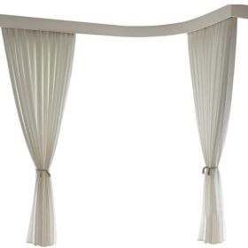 63inch*96inch 2PC Mosquito Net With Rod Curtains: Double Protection, Comfortable Sleep, Mosquito-Free, Enhanced Home Quality (Option: 63inch96inch)
