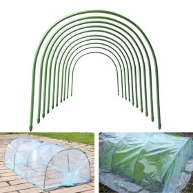6PC 5ft*0.31inch Small Greenhouse Plastic Elbows, Garden Arch Support Accessories, Greenhouse Arch Pole Connecting Pipes, Support Fixtures (Option: 6PC)